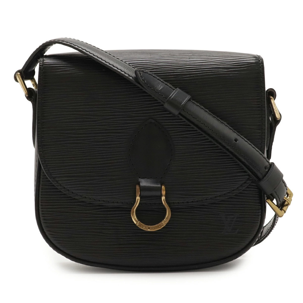 LOUIS VUITTON Epi Saint Cloud Crossbody Bag Leather Noir Black